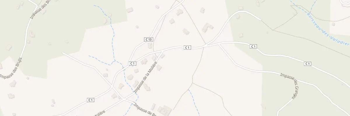 Plan du 800 Rte de Bethanie à Chassiers