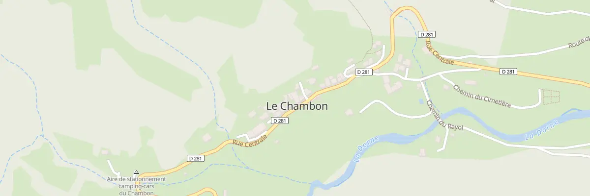 Plan du 10 Che du Vieux Cimetierre au Chambon