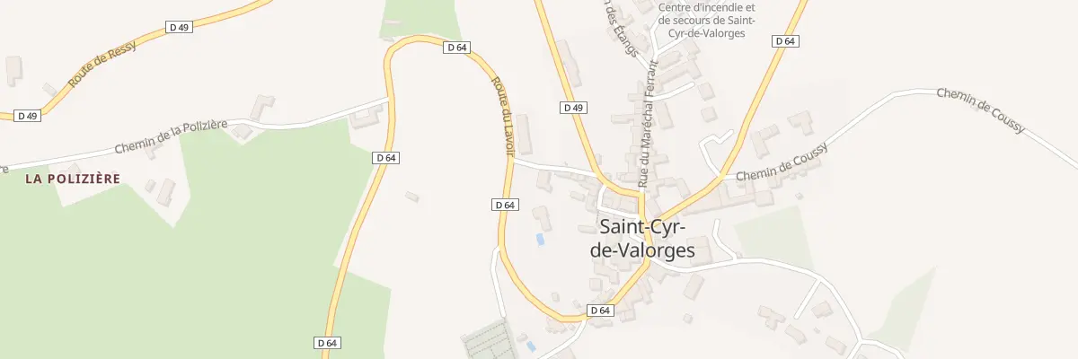 Plan du 5024 Le Bourg à Saint-Cyr-de-Valorges