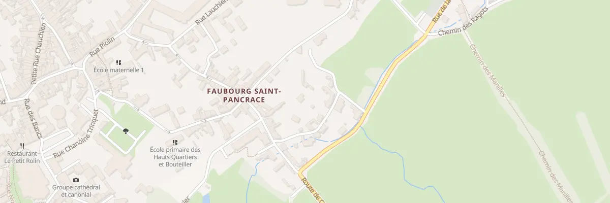 Plan du 4A Rue du Fbg Saint Branchez à Autun