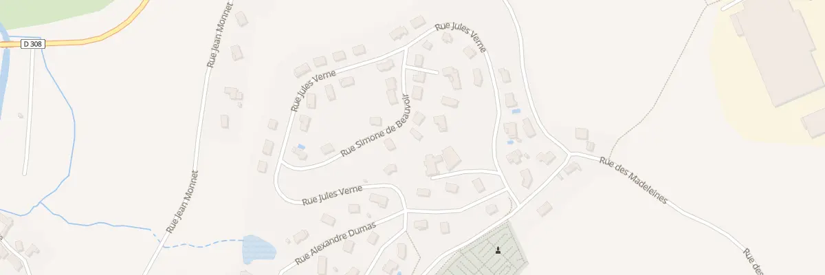 Plan du 10 Rue Simone de Beauvoir à Thizy-les-Bourgs