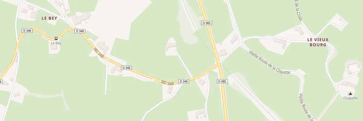 Plan du 2697 Rte Rd 348 à Chassigny-sous-Dun