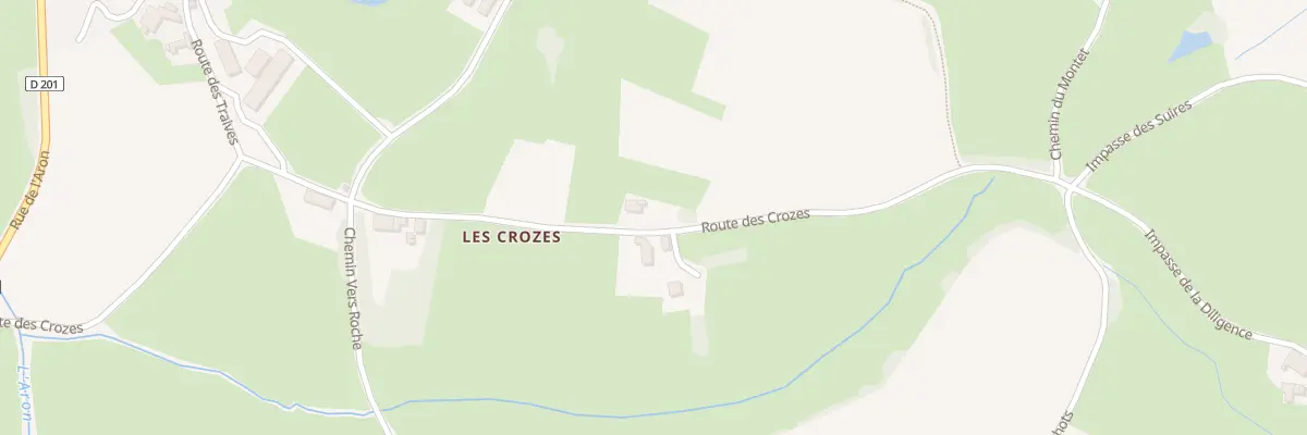 Plan du 5023 Les Crozes à Saint-Igny-de-Roche