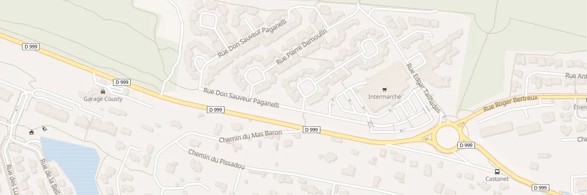 Plan du 3 Rue du Docteur Paradis à Nîmes