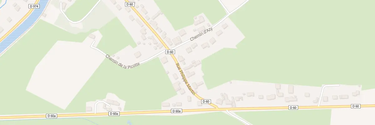 Plan du 25 Rue Philippe Martin à Ciry-le-Noble