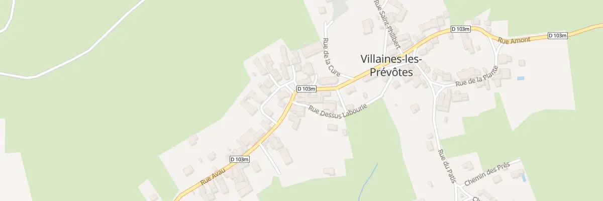Plan du 11 Rue Avau à Villaines-les-Prévôtes