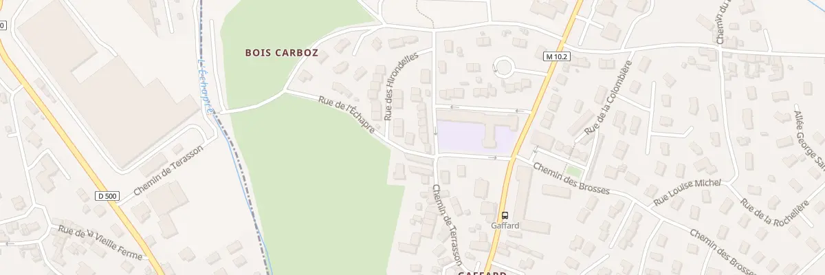 Plan du 6 Rue de l’’Echapre au Chambon-Feugerolles
