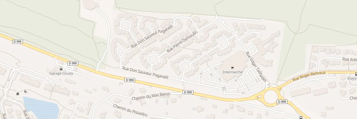 Plan du 15 Rue du Docteur Paradis à Nîmes