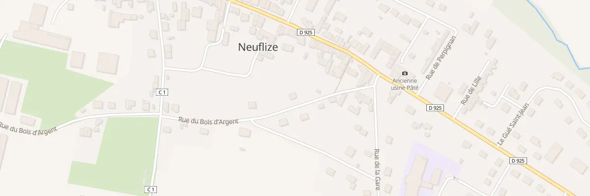 Plan du 2 Rue du Bois d’Argent à Neuflize