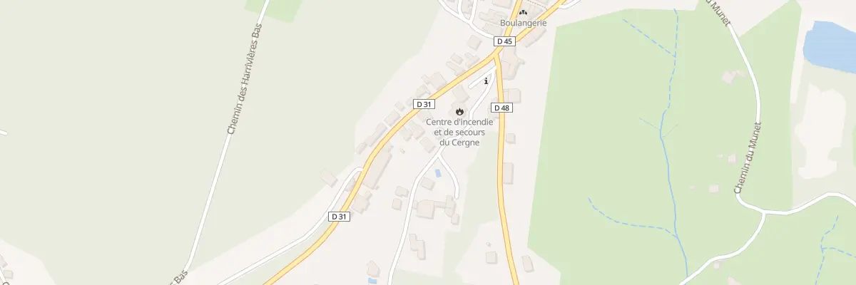 Plan du 5382 Le Bourg au Cergne
