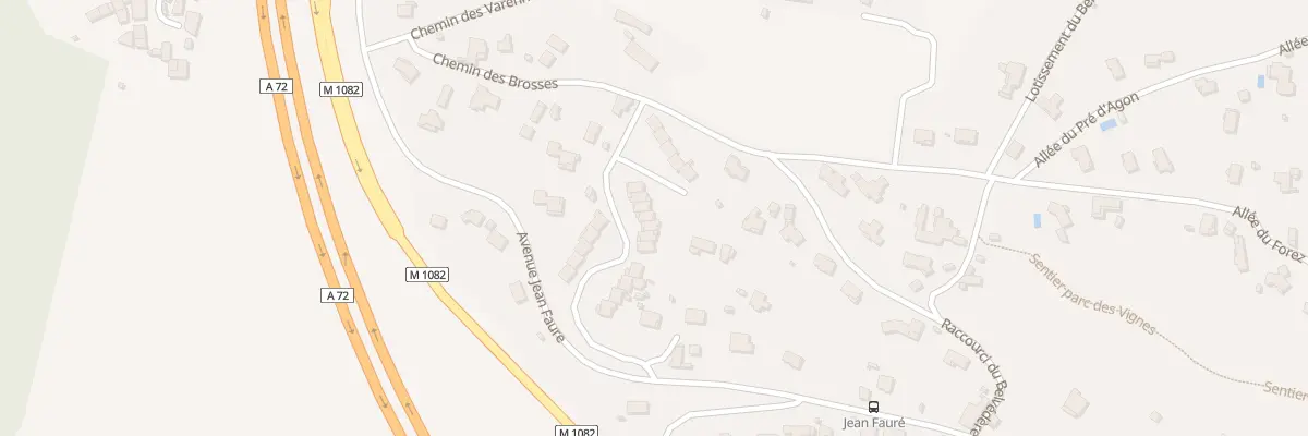 Plan du 16 All du Chêne de la Dame à La Fouillouse