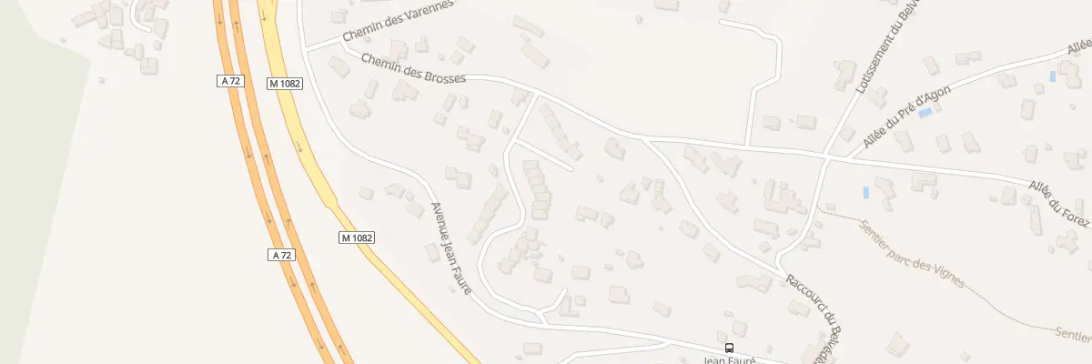 Plan du 18 All du Chêne de la Dame à La Fouillouse