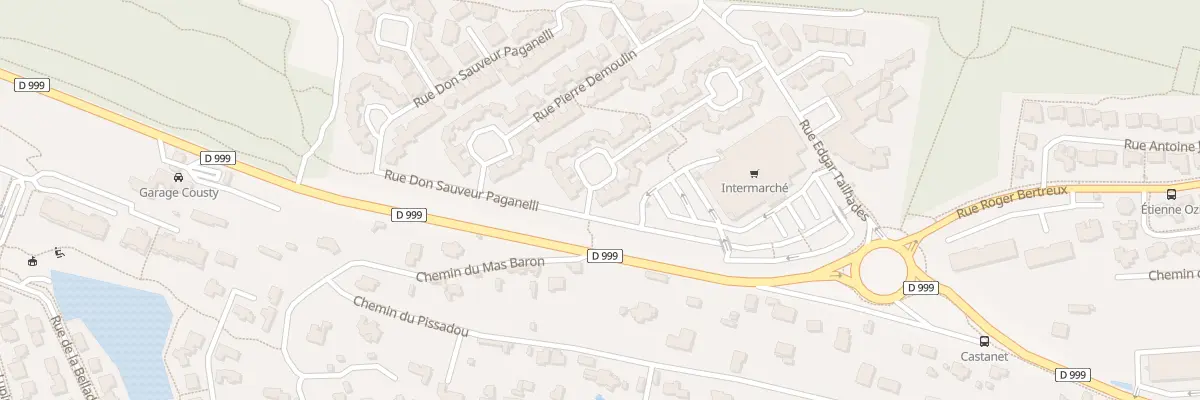 Plan du 2 Rue du Docteur Paradis à Nîmes