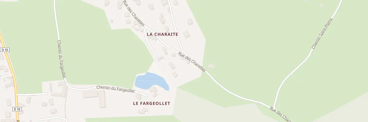 Plan du 610 Rue des Charrettes à Bellegarde-en-Forez
