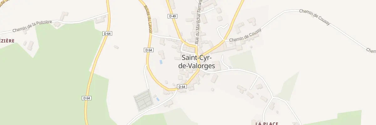 Plan du 5029 Le Bourg à Saint-Cyr-de-Valorges
