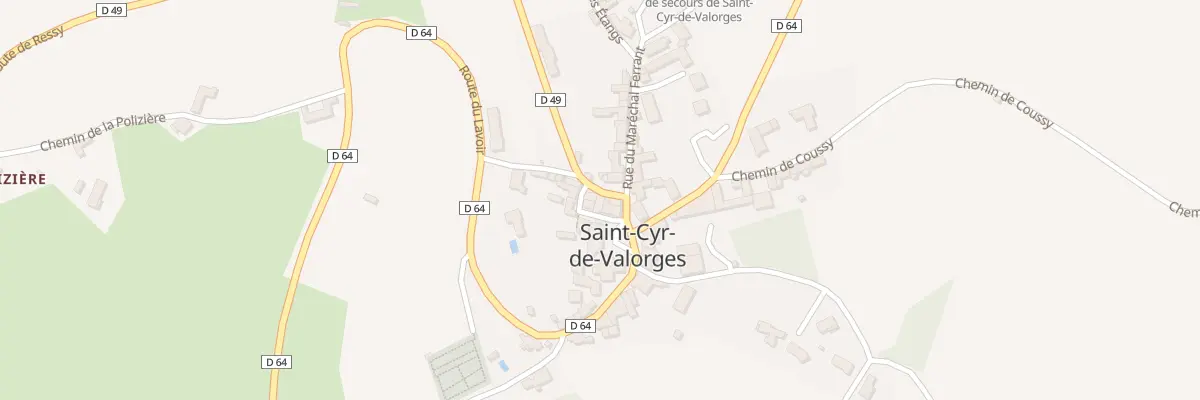 Plan du 17 Rte de Ressy à Saint-Cyr-de-Valorges