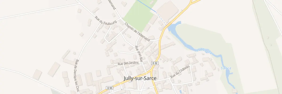 Plan du 4 Rue d’En Bas à Jully-sur-Sarce