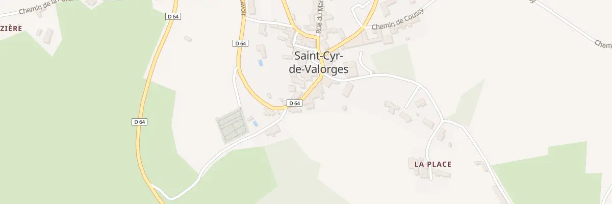 Plan du 5047 Le Bourg à Saint-Cyr-de-Valorges