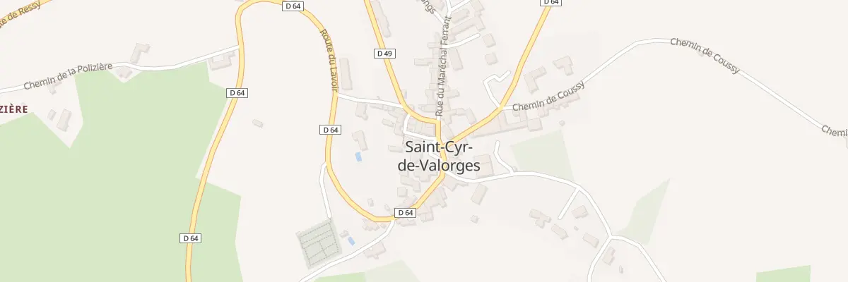 Plan du 77 Pl Heddleson à Saint-Cyr-de-Valorges