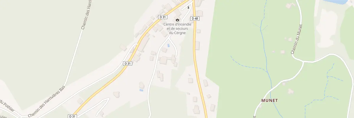 Plan du 5424 Le Bourg au Cergne