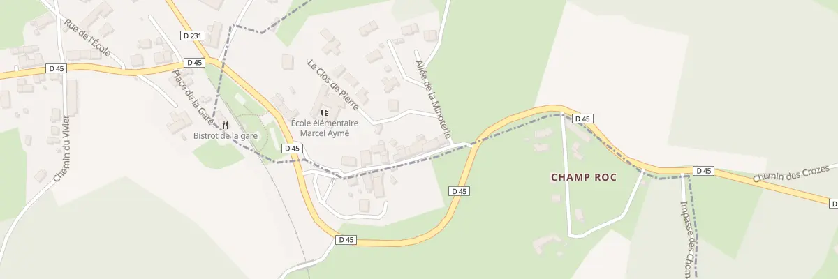 Plan du 65 Rue du 14 Juillet à Saint-Romain-Lachalm