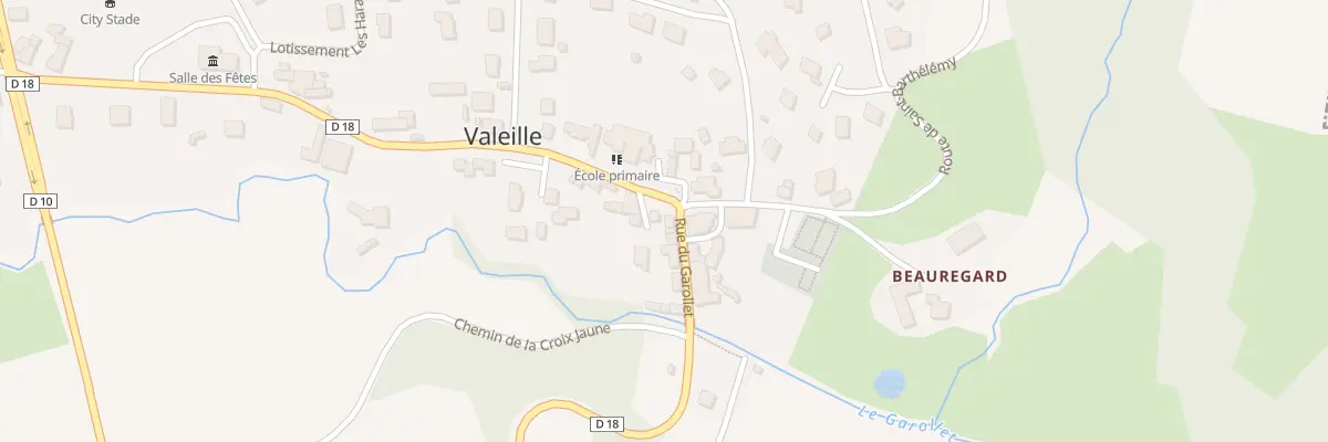 Plan du 25 Imp du Centre à Valeille