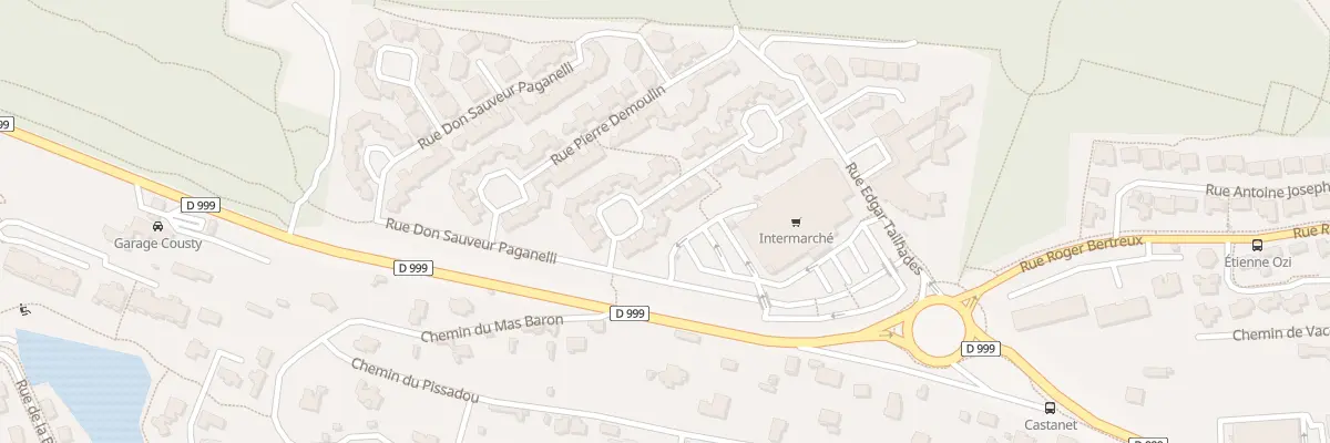 Plan du 12 Rue du Docteur Paradis à Nîmes