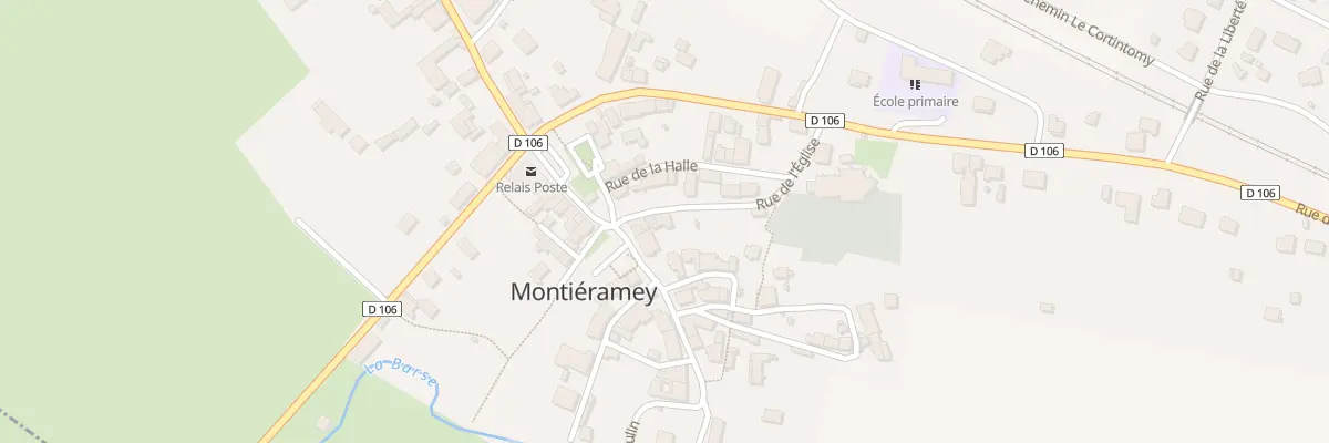 Plan du 4 Rue de l’Église à Montiéramey