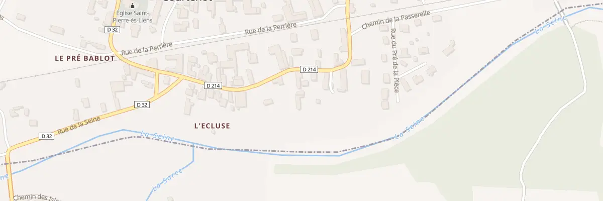 Plan du 15B Rue du Gue à Courtenot
