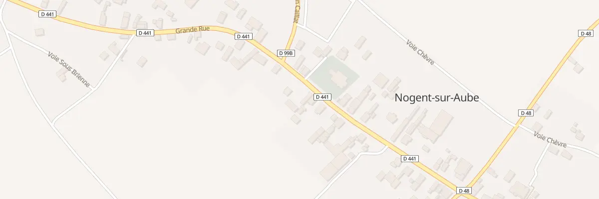 Plan du 34 Gr Grande Rue à Nogent-sur-Aube
