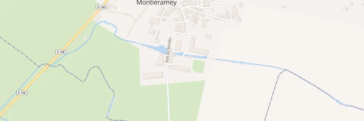 Plan du 23 Rue de l’Abbaye à Montiéramey
