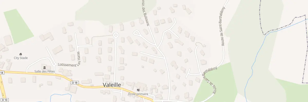 Plan du 1 Lot la Colline à Valeille