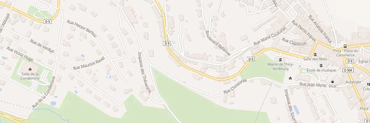 Plan du 45 Rue Marie Couturier à Thizy-les-Bourgs