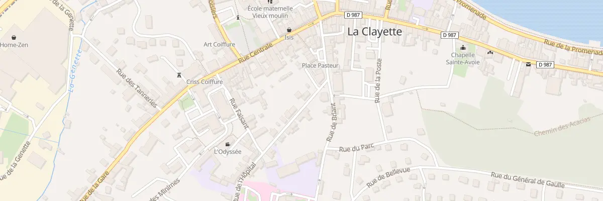 Plan du 4 Rue de l’Hôpital à La Clayette