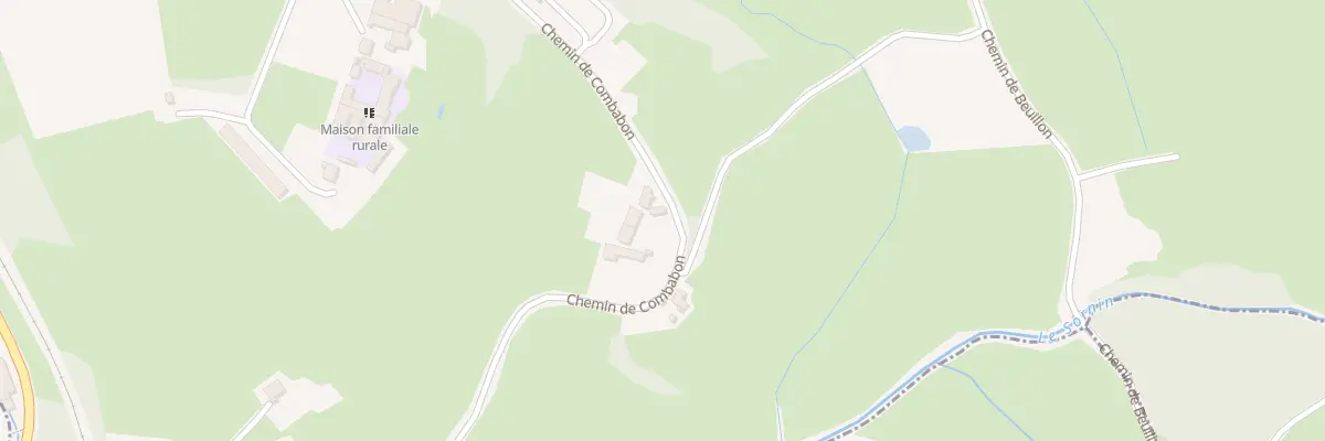 Plan du 2 Che de Combabon à La Clayette