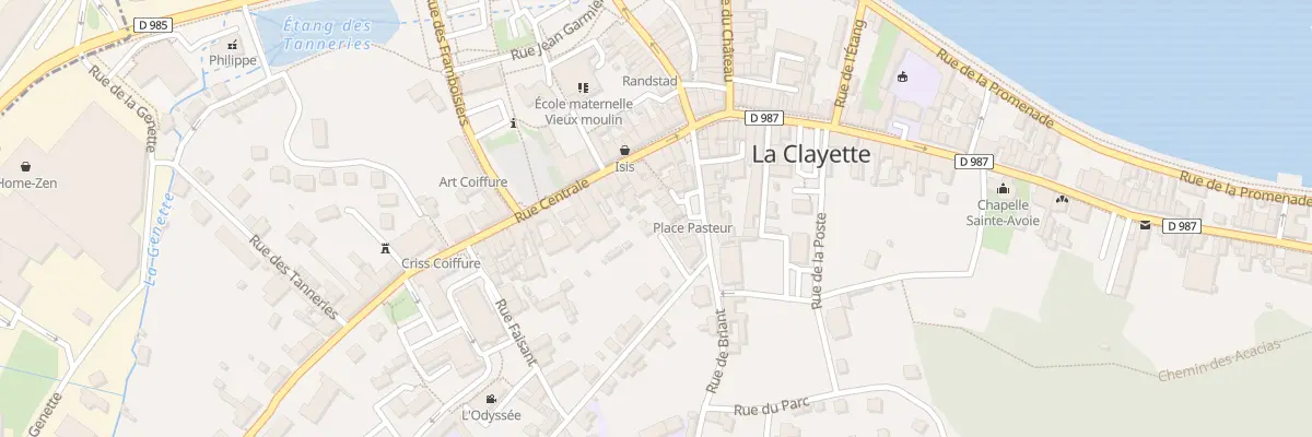 Plan du 12 Pl Pasteur à La Clayette