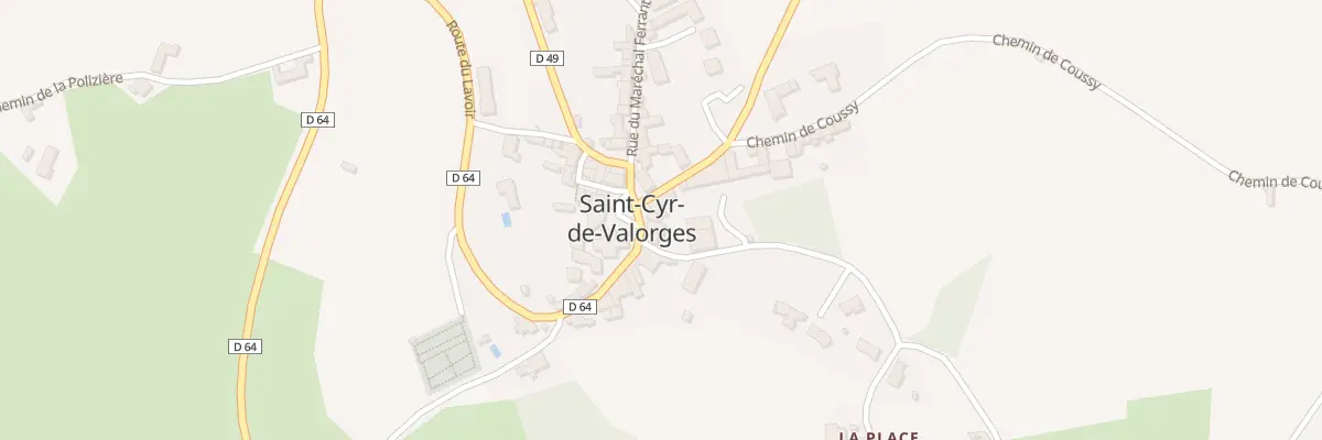 Plan du 58 Pl Heddleson à Saint-Cyr-de-Valorges
