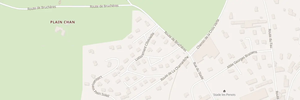 Plan du 33 Lot Cote Vieille à Saint-Just-Malmont