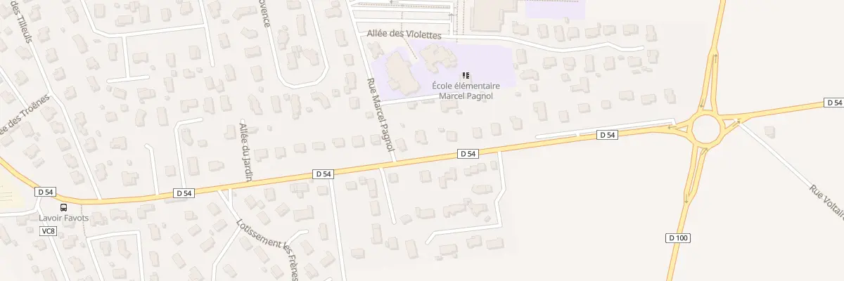 Plan du 27 Rte de St Bonnet Les Oules à Veauche