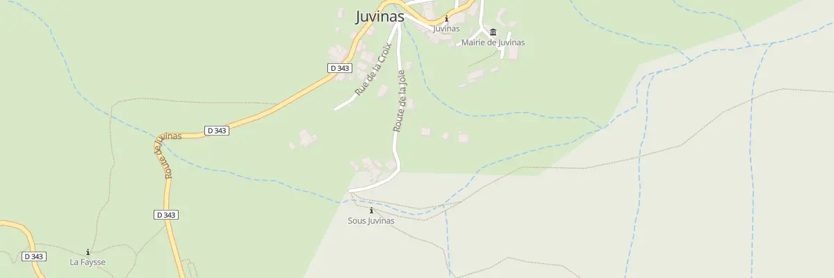 Plan du 5183 Le Village à Juvinas