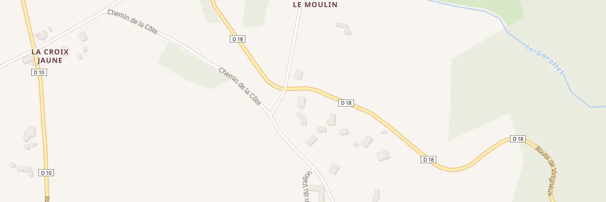 Plan du 456 Rte de Virigneux à Valeille