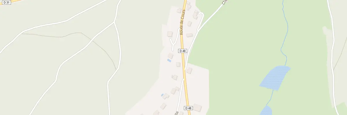 Plan du 466 Rte de Cours au Cergne
