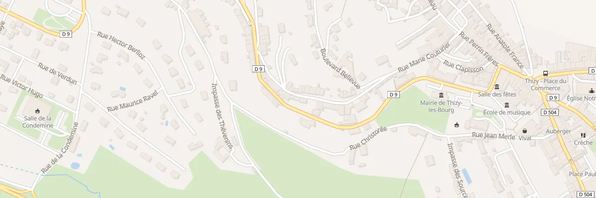 Plan du 41 Rue Marie Couturier à Thizy-les-Bourgs
