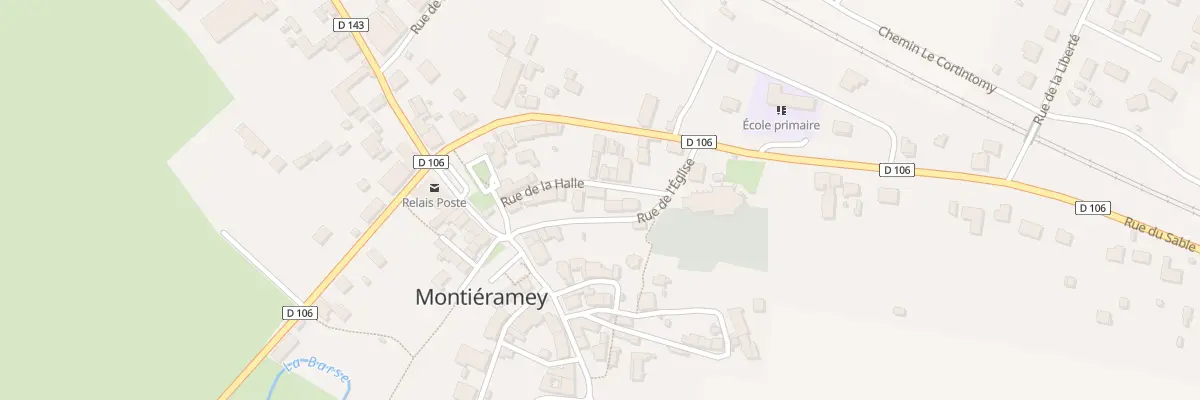 Plan du 3 Rue de l’Église à Montiéramey