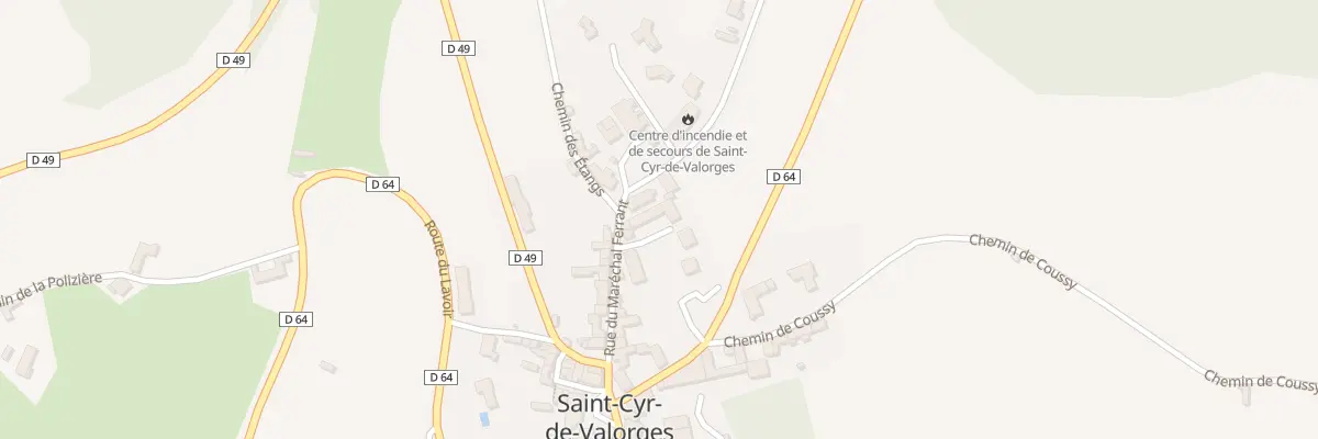 Plan du 29 Imp du Val à Saint-Cyr-de-Valorges