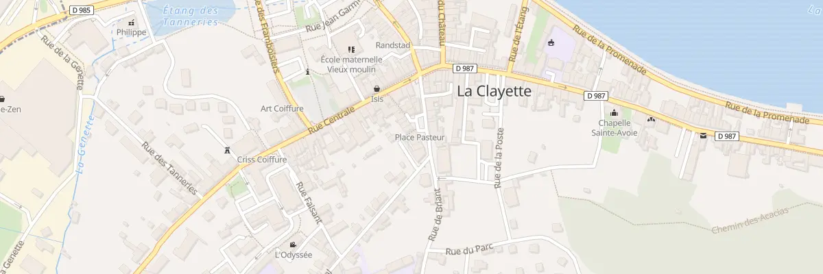 Plan du 18 Pl Pasteur à La Clayette