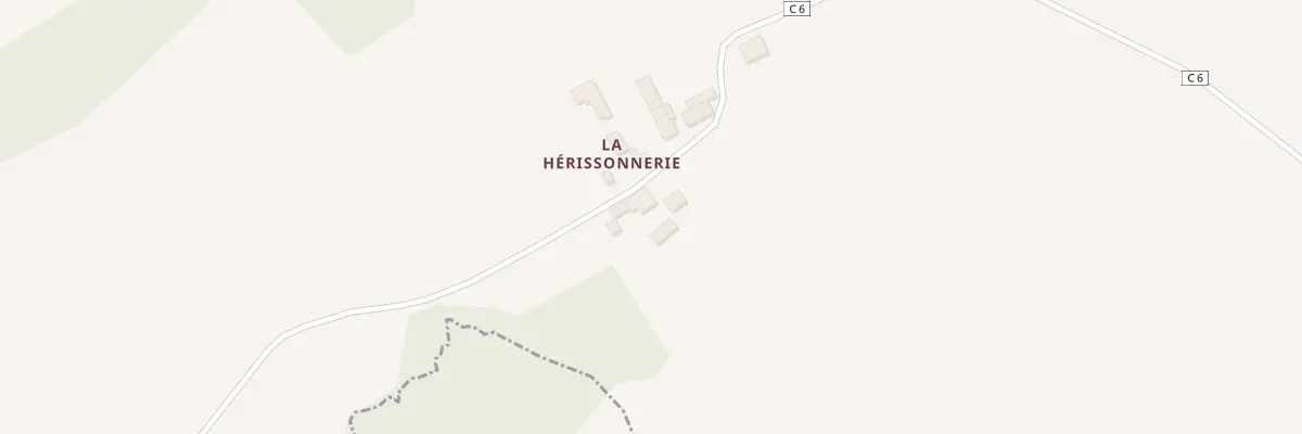 Plan du 3 La Herissonnerie à Aouste