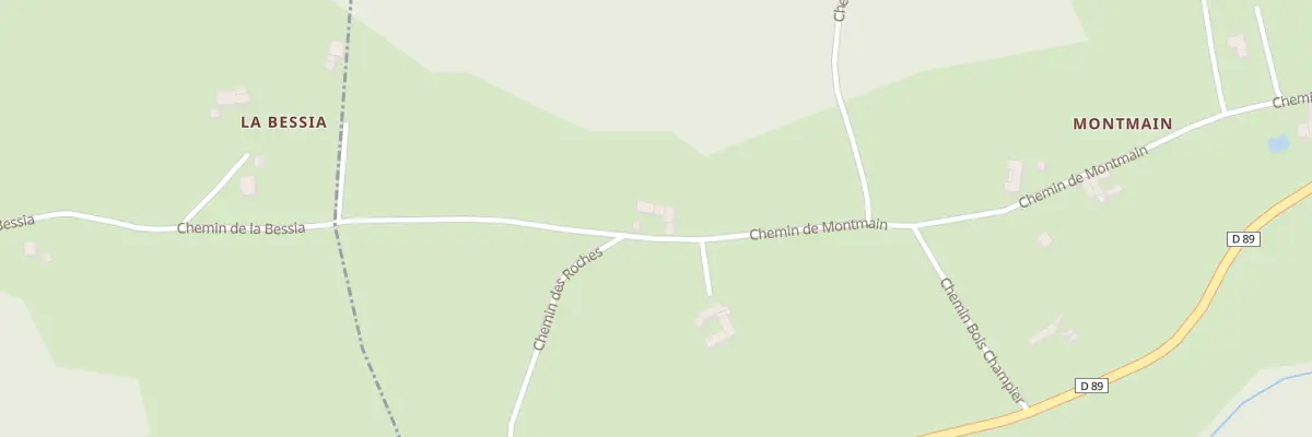Plan du 688 Che de Montmain à Saint-Barthélemy-Lestra