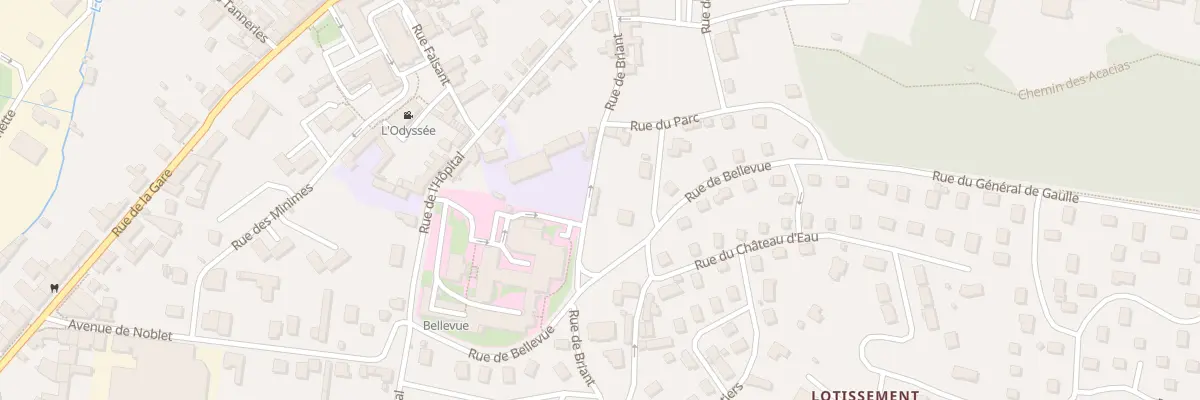 Plan du 7 Rue de Briant à La Clayette