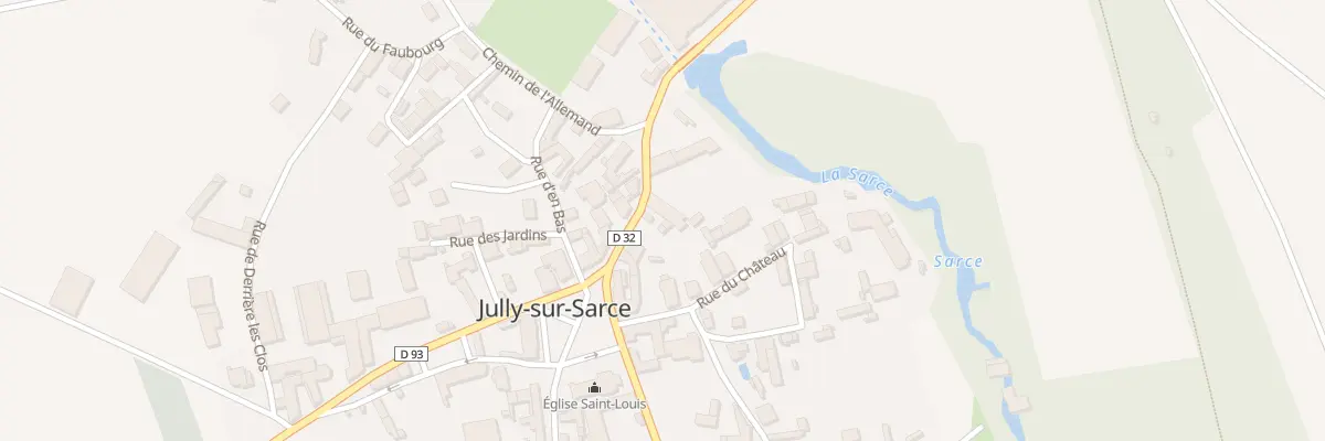 Plan du 6 Rue de la Fontaine Saint-Louis à Jully-sur-Sarce